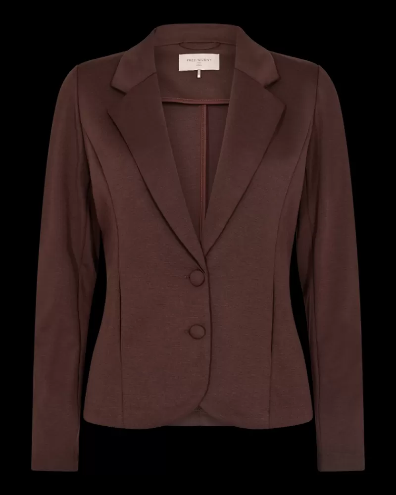 FREEQUENT Blazere | Jakkesæt<FQNANNI - FIGURSYET BLAZER - BRUN