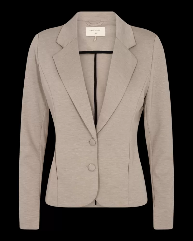 FREEQUENT Blazere | Jakkesæt<FQNANNI - FIGURSYET BLAZER - BRUN