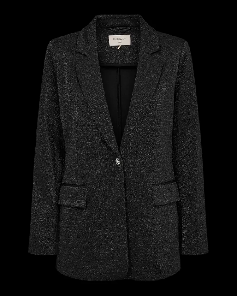 FREEQUENT Jakker | Blazere<FQNANNILUX - BLAZER - SORT