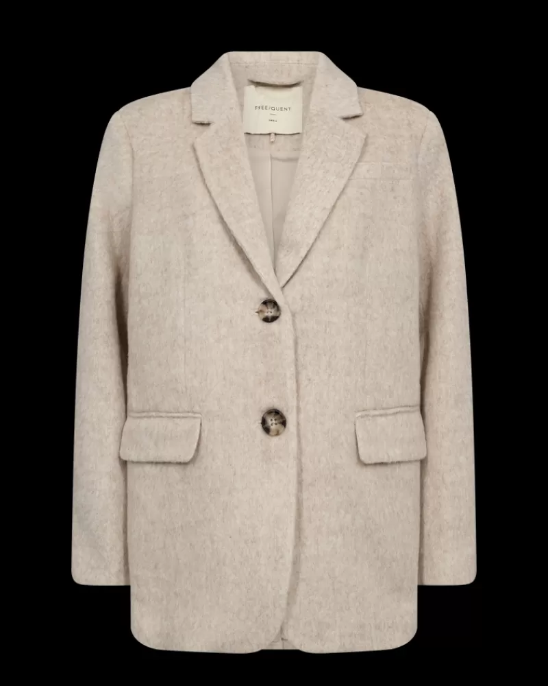 FREEQUENT Blazere<FQSALO - BLAZER - BEIGE